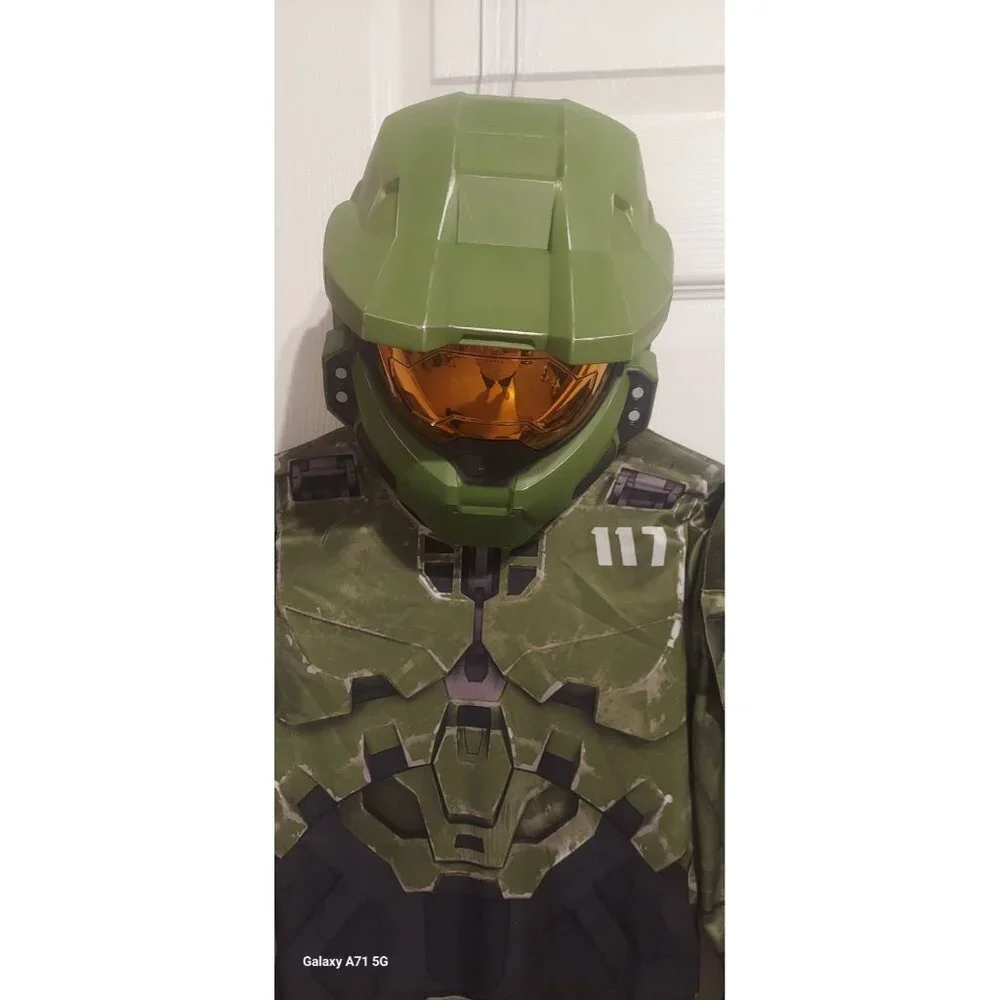 Halo‎ Master Chief Halloween Child Costume Size M 7-8 HALO INFINITE Video Game